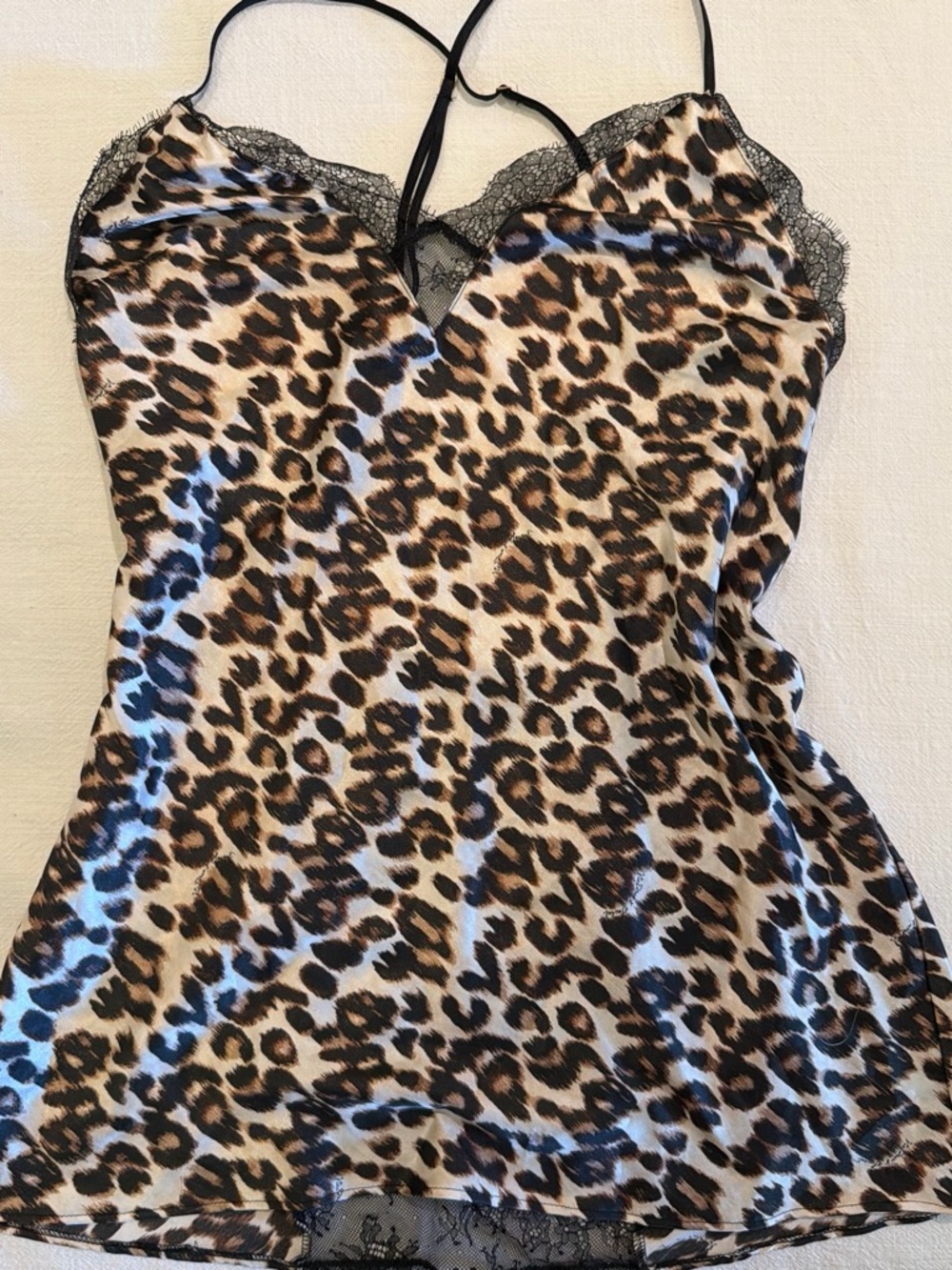 Victoria's Secret Leopard Print Slip - Beige, Brown & Black